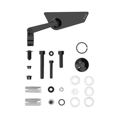 Rizoma Spiegel Cut-Edge schwarz, rechts