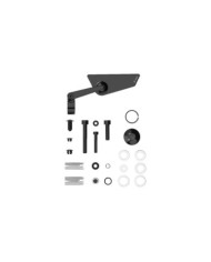 Rizoma Spiegel Cut-Edge schwarz, links