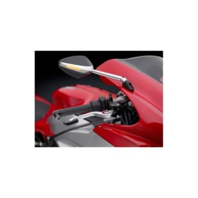 Rizoma Spiegel Veloce L inkl. Blinker alu