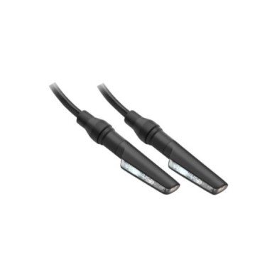 Rizoma Minicampanello Corsa L Set da 2 pezzi, nero