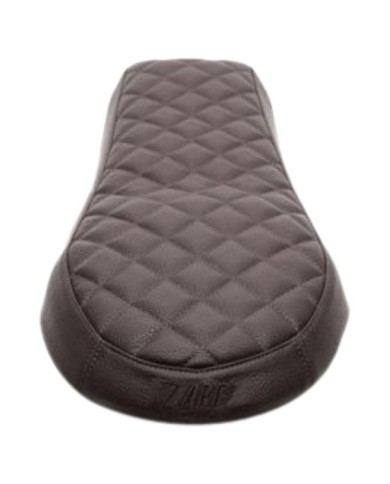 ZARD Selle Lite Slim avec losanges marron