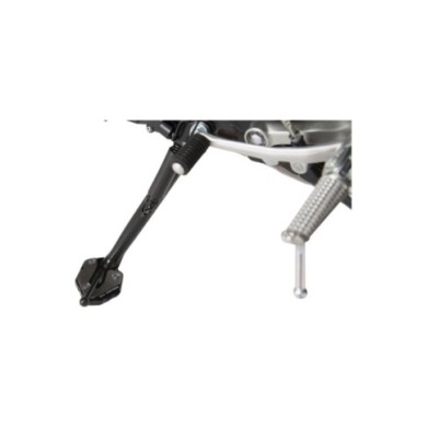 SW-MOTECH Piastra per cavalletto laterale nero-argento.