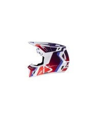 Leatt Helmet Kit Moto 8.5 V25 rouge-blanc-bleu