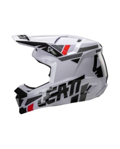 Leatt Helmet Moto 2.5 V25 blanc-noir-rouge