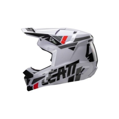 Leatt Helmet Moto 2.5 V25 blanc-noir-rouge