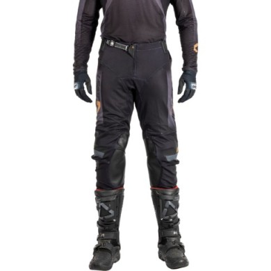 Leatt Pant Moto 5.5 I.K.S. V25 stealth Stealth schwarz-grau-gold