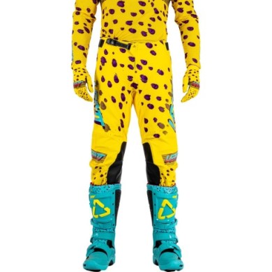 Leatt Pant Moto 5.5 I.K.S. V25 cheetah Cheetah gelb-lila