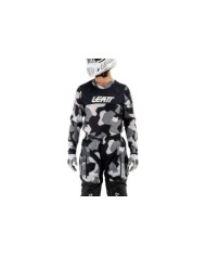 Leatt Jersey Moto 4.5 Enduro Forge grau-schwarz-weiss