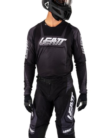 Leatt Maglia Moto 4.5 Lite V25 nero-grigio-bianco