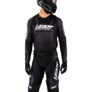 Leatt Maglia Moto 4.5 Lite V25 nero-grigio-bianco