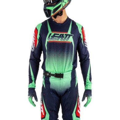 Leatt Jersey Moto 4.5 Lite V25 matcha Matcha grün-grau-rot