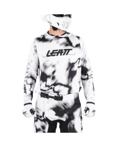 Leatt Maglia Moto 4.5 Lite V26 bianco-nero