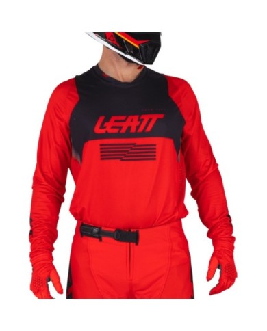 Leatt Maglia Moto 4.5 Lite V26 rosso-nero