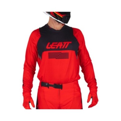 Leatt Jersey Moto 4.5 Lite V26 rouge-noir