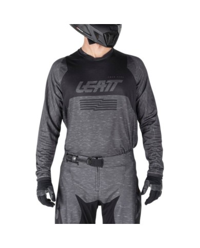 Leatt Jersey Moto 4.5 Lite V26 grau-schwarz