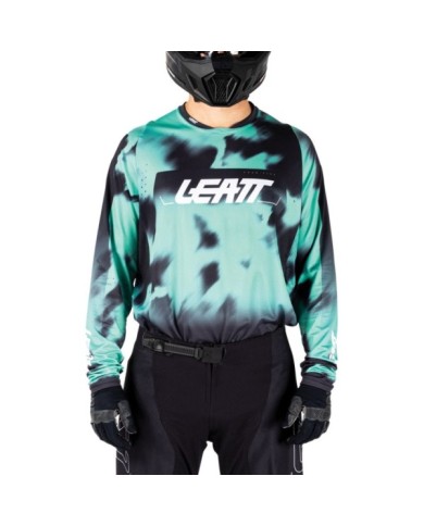 Leatt Jersey Moto 4.5 Lite V26 turquoise-noir-blanc