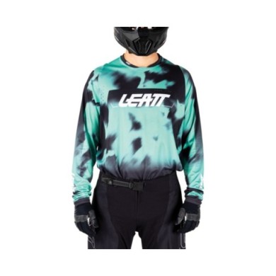 Leatt Maglia Moto 4.5 Lite V26 turchese-nero-bianco