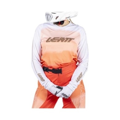 Leatt Jersey Moto 4.5 Lite Women V26 weiss-koralle