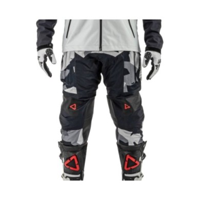 Leatt Pantaloni da moto 4.5 HydraDri Forge nero-grigio-mimetico