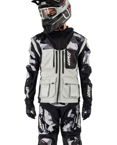 Leatt Jacket Moto 5.5 Enduro Forge grey-black-red