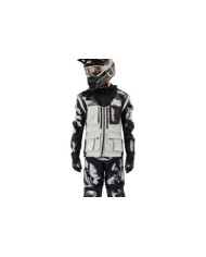 Leatt Giacca Moto 5.5 Enduro Forge grigio-nero-rosso