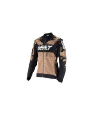 Leatt Jacket Moto 4.5 X-Flow Stone braun-schwarz-weiss