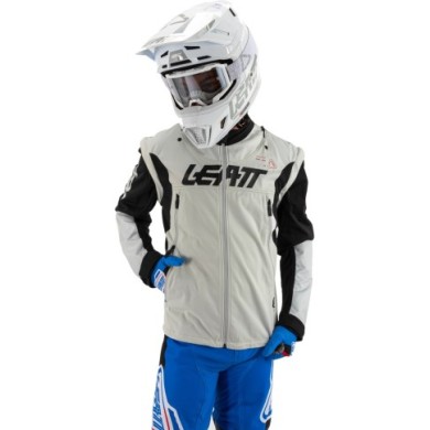 Leatt Giacca Moto 4.5 Lite grigio-nero-rosso