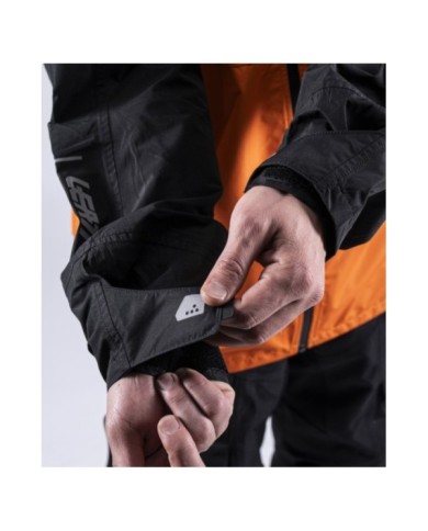 Leatt Adventure Giacca RainCover ADV V26 arancione-nero