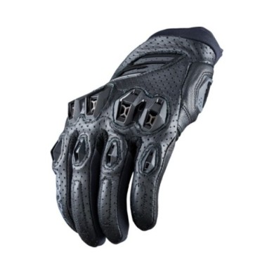 Five Gloves Guanti Stunt Evo 2 in pelle nera