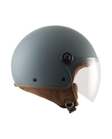 Tucano Urbano casque de jet El`Jettin 6.0 mat petrol blu