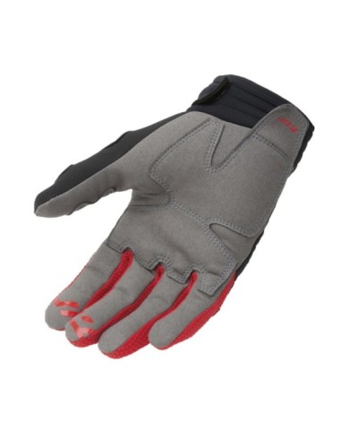 T. UR Guanti G-Six nero-rosso