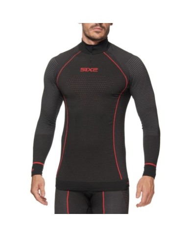SIXS Funktionsshirt-langarm mit Zip Kragen Blazefit TS13W CU