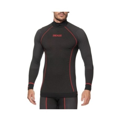 SIXS Funktionsshirt-langarm mit Zip Kragen Blazefit TS13W CU