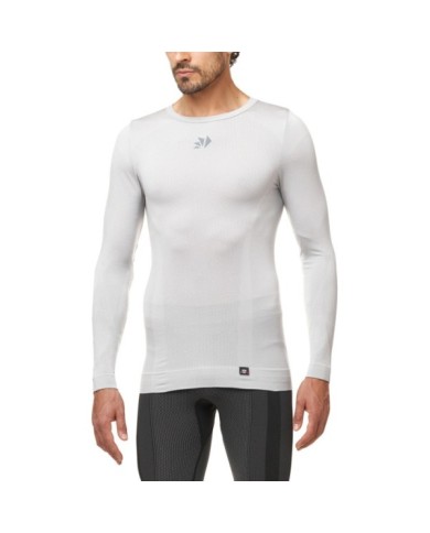 SIXS T-shirt fonctionnel à manches longues TS2 V2 argent- blanc