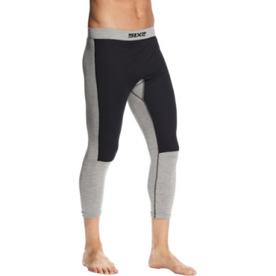 SIXS PNX WB MERINOS wool grey   black grau-schwarz XL