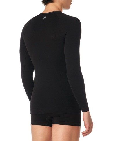 SIXS Chemise fonctionnelle à manches longues TS2 all black XS