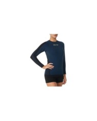 SIXS Langarm Funktionsshirt TS2 schwarz-petrol XS