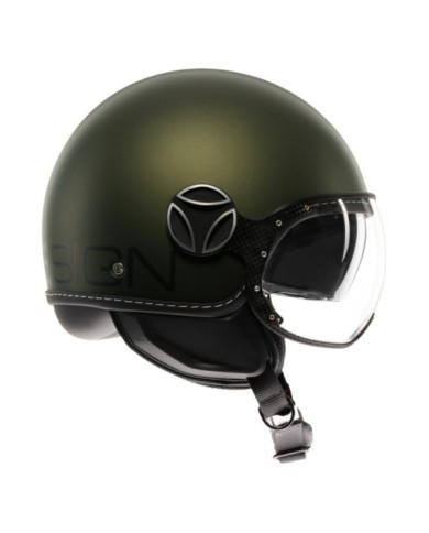 MOMODESIGN Casco jet FGTR Evo Matt verde-nero