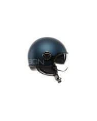 MOMODESIGN Casco jet FGTR Evo Matt blu-argento