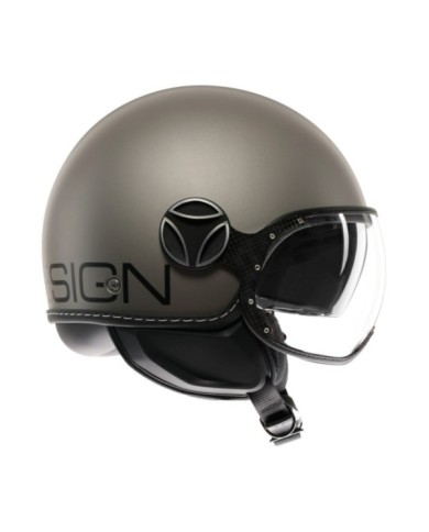 MOMODESIGN Jethelm FGTR Evo Matt grau-schwarz