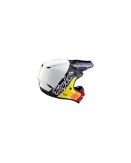 Troy Lee Designs GP Helmet - Runner weiss-schwarz-rot