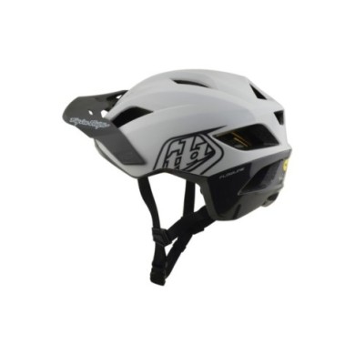 Troy Lee Designs Flowline Helm W Mips – Point weiß-schwarz XS