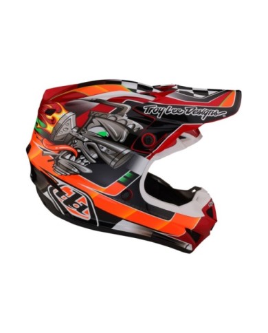 Troy Lee Designs SE4 Polyacrylite Helmet - Carb schwarz