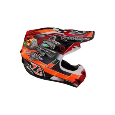 Troy Lee Designs Casco SE4 Polyacrylite - Carb nero