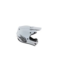 Troy Lee Designs SE4 Polyacrylite Helmet - Mono White blanc