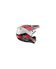 Troy Lee Designs SE4 Polyacrylite Helmet - Block grau-rot