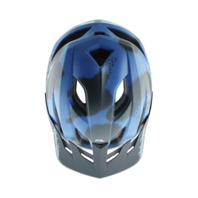 Troy Lee Designs Flowline SE Helmet W MIPS - Badge Camo blau XS