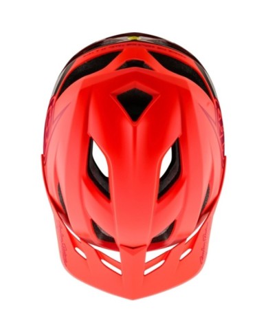 Troy Lee Designs Casco Flowline SE - Distintivo rosso XS
