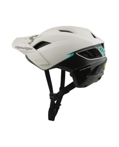 Troy Lee Designs Flowline Se Helmet W Mips - Stacks beige-turquoise XS