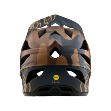 Troy Lee Designs Stage Helmet - Stealth schwarz-grau-braun XS